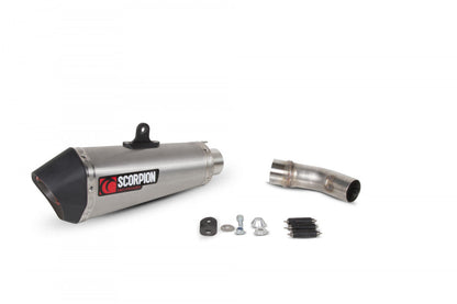 Scorpion RDI62SEO Ducati Scrambler 800 Serket Taper Slip-On - Brushed Stainless Steel Sleeve | ML Performance UK UK