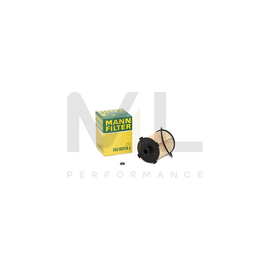 MANN-FILTER HU 8014 z Oil Filter with seal, Filter Insert