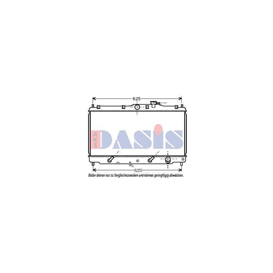 AKS Dasis 100013N Engine Radiator