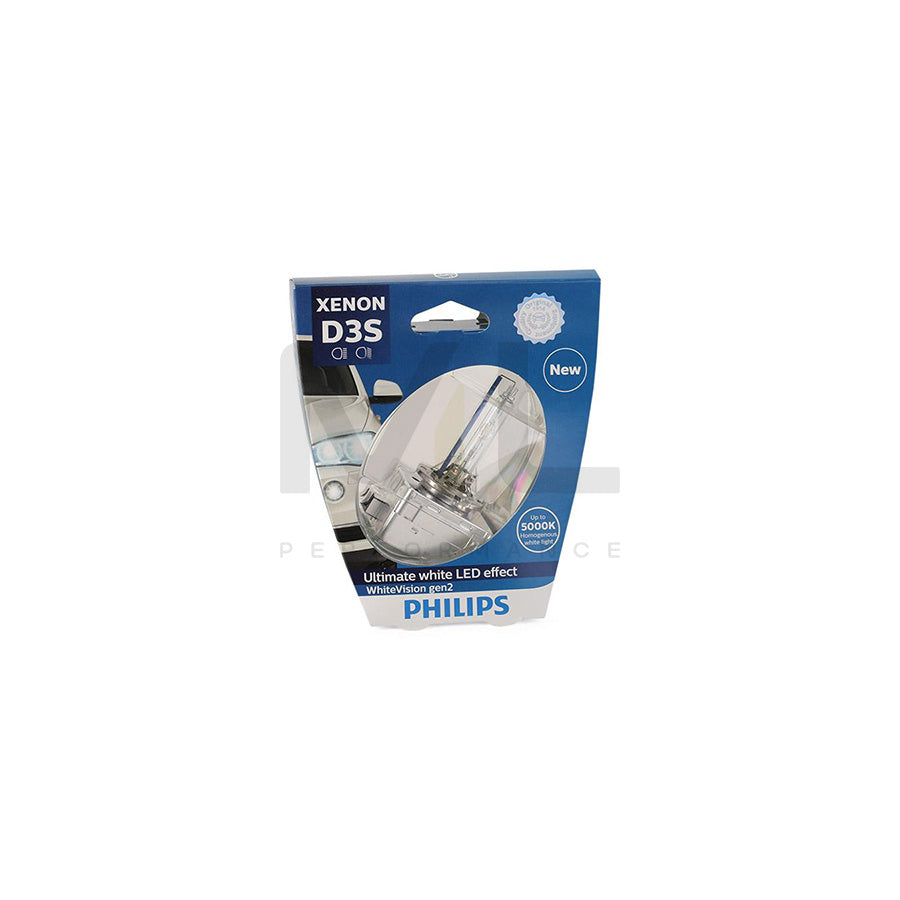 PHILIPS Xenon WhiteVision gen2 42403WHV2S1 Bulb, spotlight D3S (Gas Discharge Lamp) 42V 35W PK32d-5 5000K Xenon
