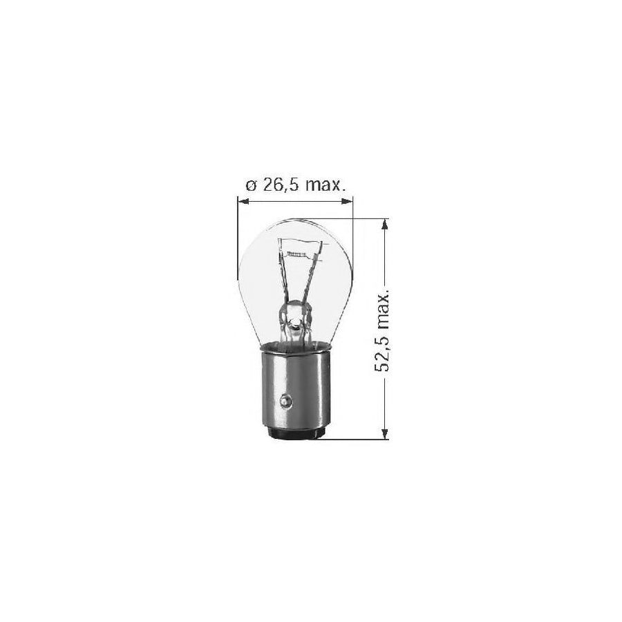 Beru 0500312211 Bulb, Brake / Tail Light