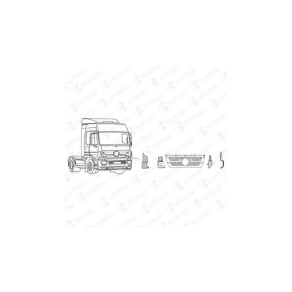Covind 943/162 Air Deflector, Driver Cab