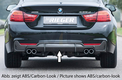 Rieger 00053480 BMW 4 Series F32 F33 F36 Rear Diffuser 1 | ML Performance UK Car Parts