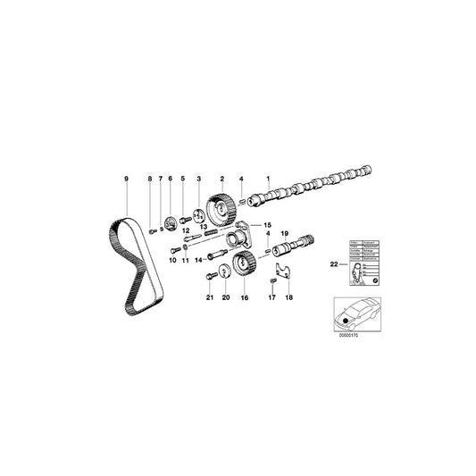 Genuine BMW 11311264692 E30 E12 E21 Washer M. 4 LÖCHER (Inc. 320, 528e & 520i)