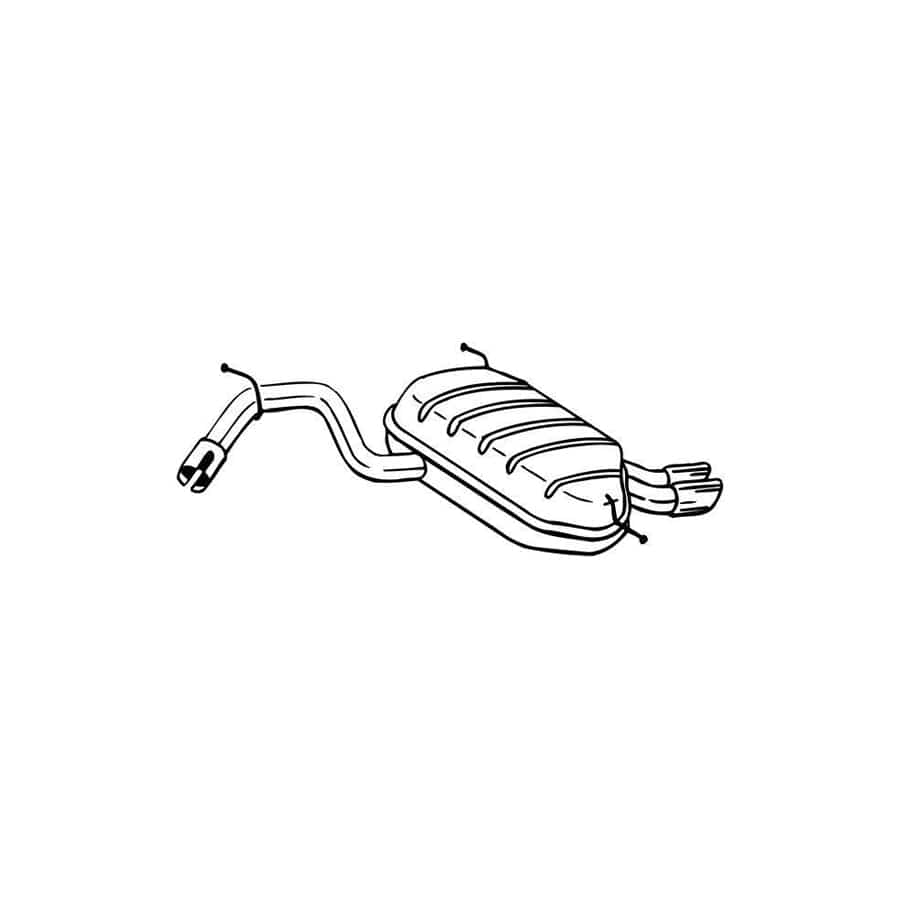 Bosal 220-109 Rear Silencer for Skoda Yeti (5L)