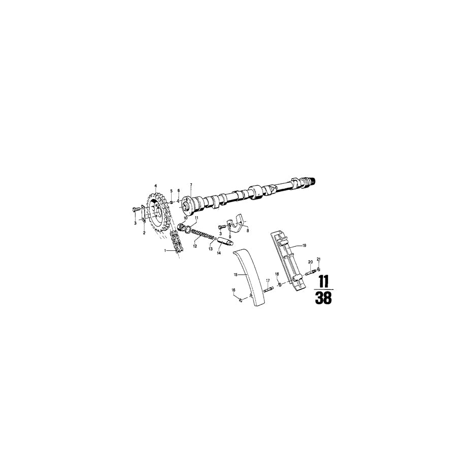 Genuine BMW 11311261613 Camshaft (Inc. 2002)