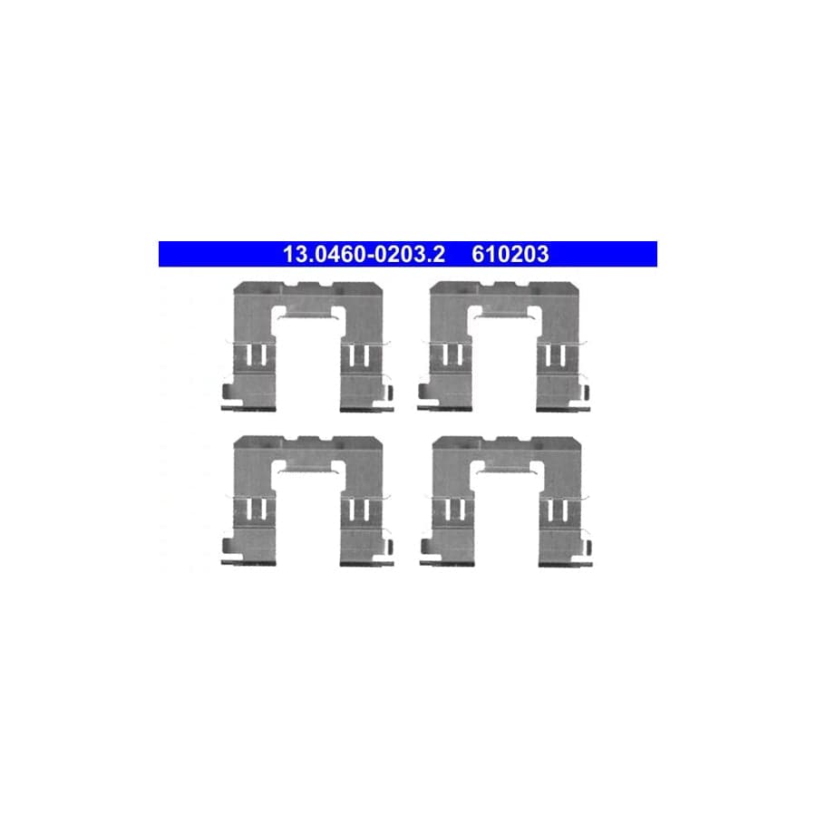 ATE 13.0460-0203.2 Accessory Kit, Disc Brake PaDS for Nissan Patrol Gr V Off-Road (Y61)