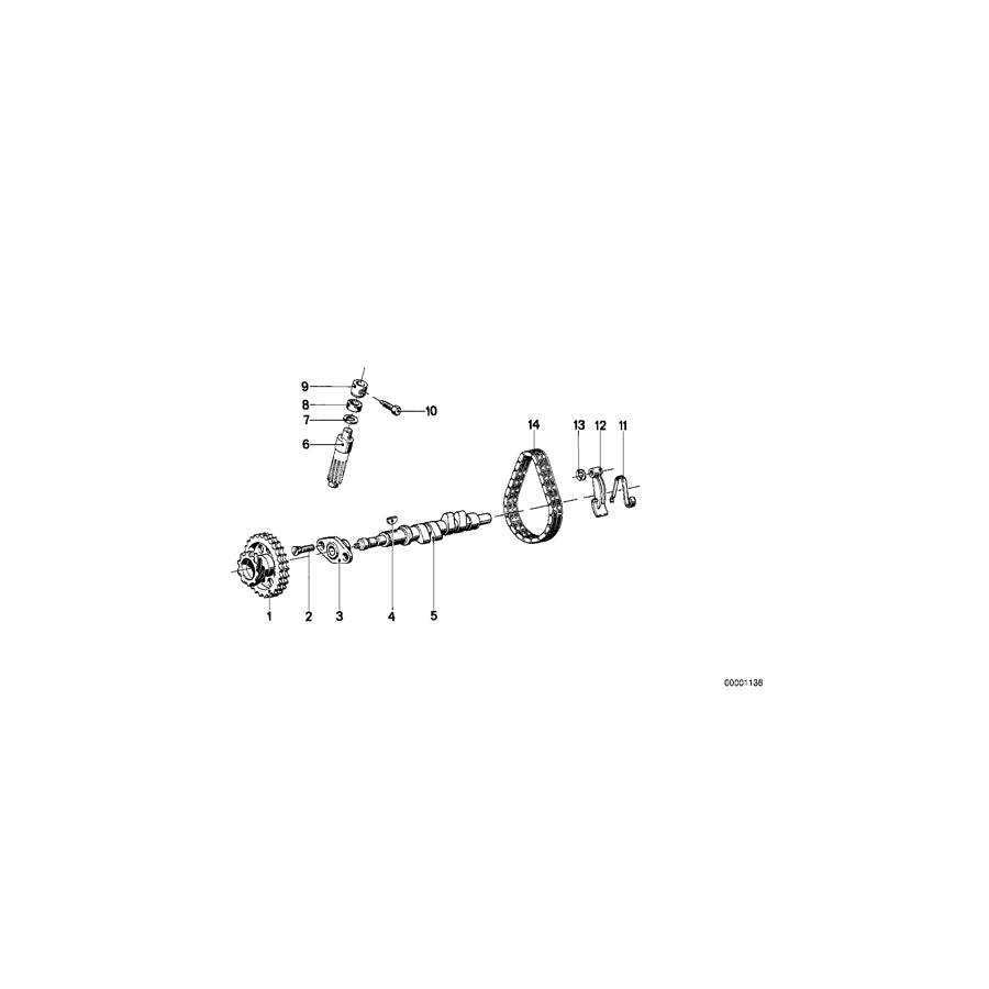 Genuine BMW 11311250186 Bush (Inc. R60/5 & R75/6)