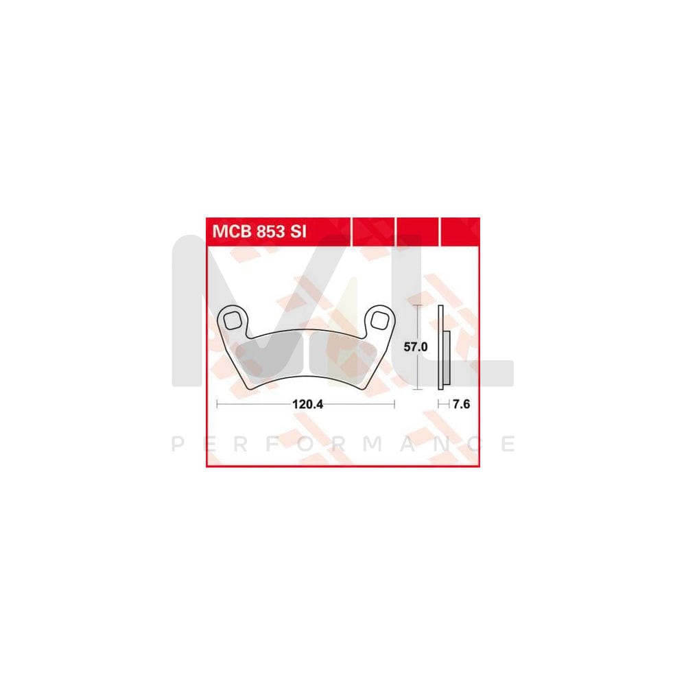 TRW Sinter Offroad Mcb853Si Brake Pad Set