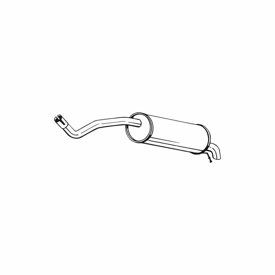 Bosal 220-043 Rear Silencer for Skoda Fabia III Hatchback (Nj3)