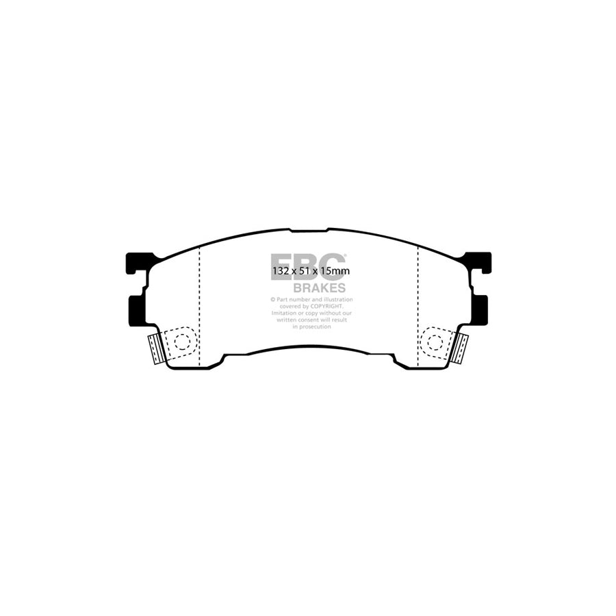 EBC PD13KF331 Ford Mazda Yellowstuff Front Brake Pad & GD Disc Kit 2 | ML Performance UK Car Parts