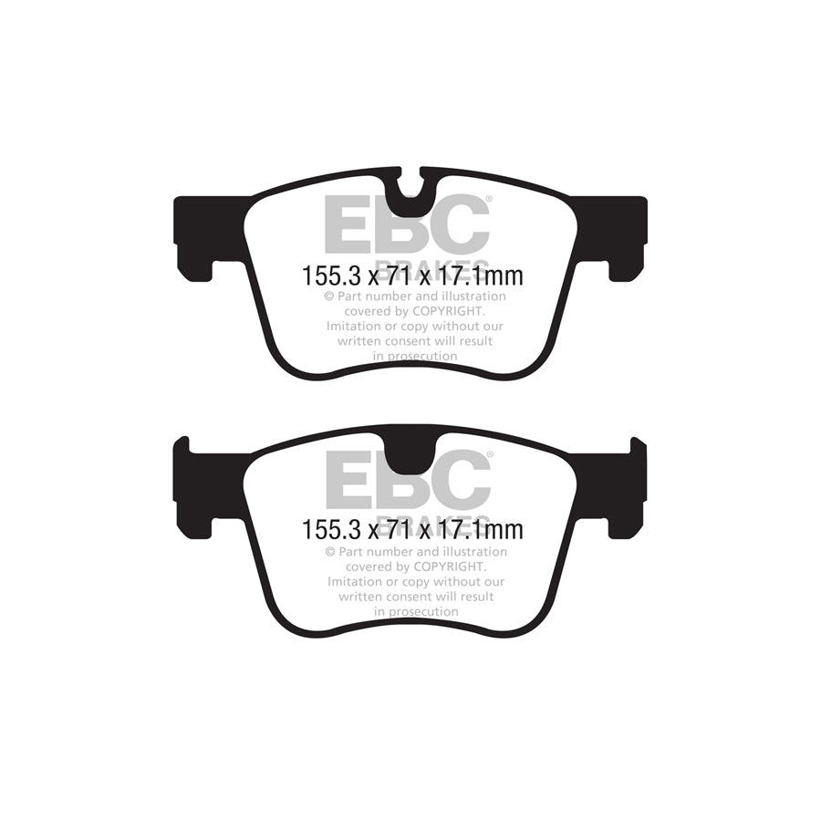 EBC DP42359R Citroen Opel Peugeot Toyota Yellowstuff Front Brake Pads - Bosch/TRW Caliper