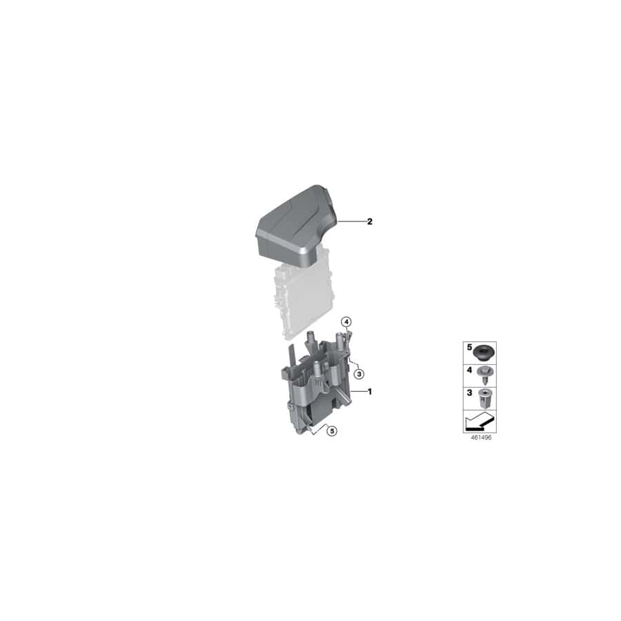 Genuine BMW 12908642422 F30 Mudguard (Inc. 330e)
