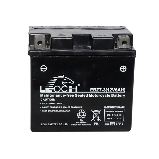 LT7-3 Leoch Powerstart AGM Motorcycle Battery | ML Performance UK Car Parts