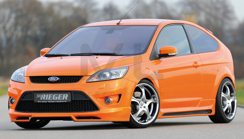 Rieger 00034150 Ford Focus 2 ST Front Splitter 4 | ML Performance UK Car Parts