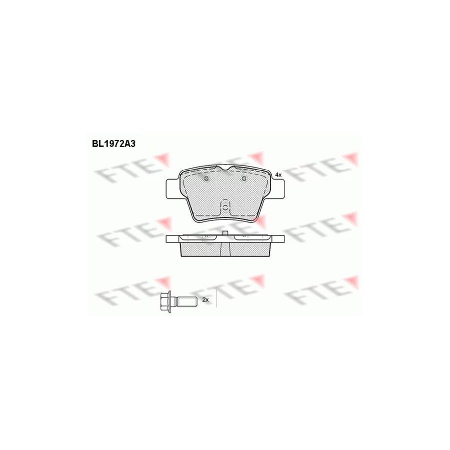 FTE 9010557 Brake Pad Set