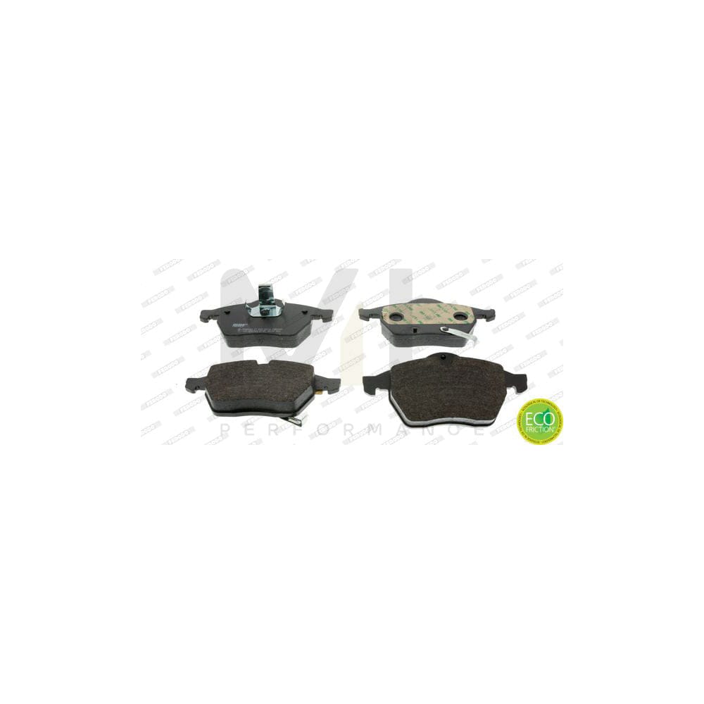 Ferodo Premier Eco Friction FDB1535 Brake Pad Set With Acoustic Wear Warning, With Piston Clip, Without Accessories