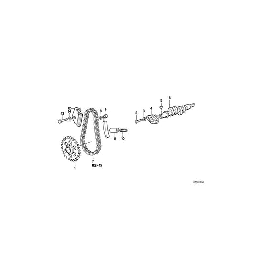 Genuine BMW 11311335588 Camshaft Gear (Inc. R65T, R65LS & R45/N)