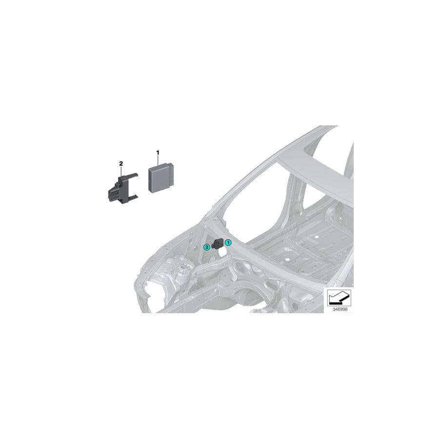 Genuine BMW 66209323954 F11 F10 F07 Control Unit Pdc (Inc. 550iX, 535iX & M550dX)