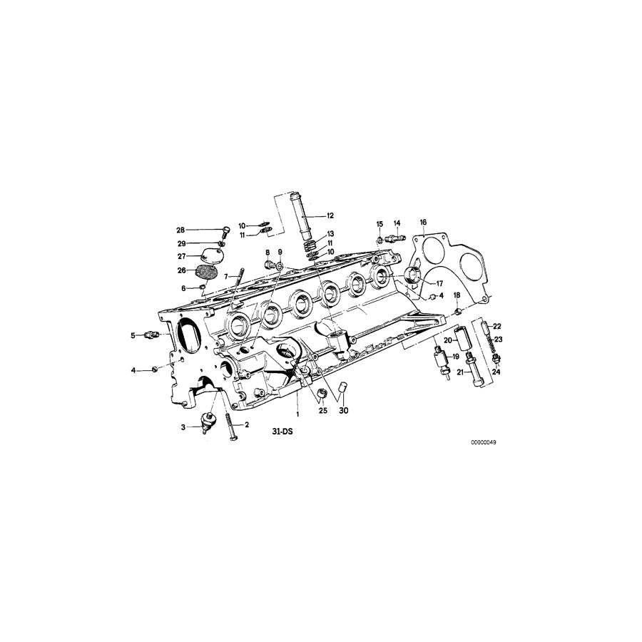 Genuine BMW 11421264924 E21 E28 E12 Valve Housing (Inc. 323i, 3.0SBav & 520i)