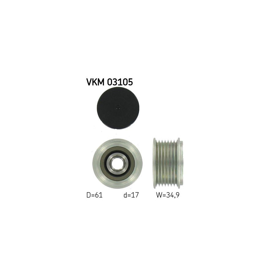 Skf Vkm 03105 Alternator Freewheel Clutch