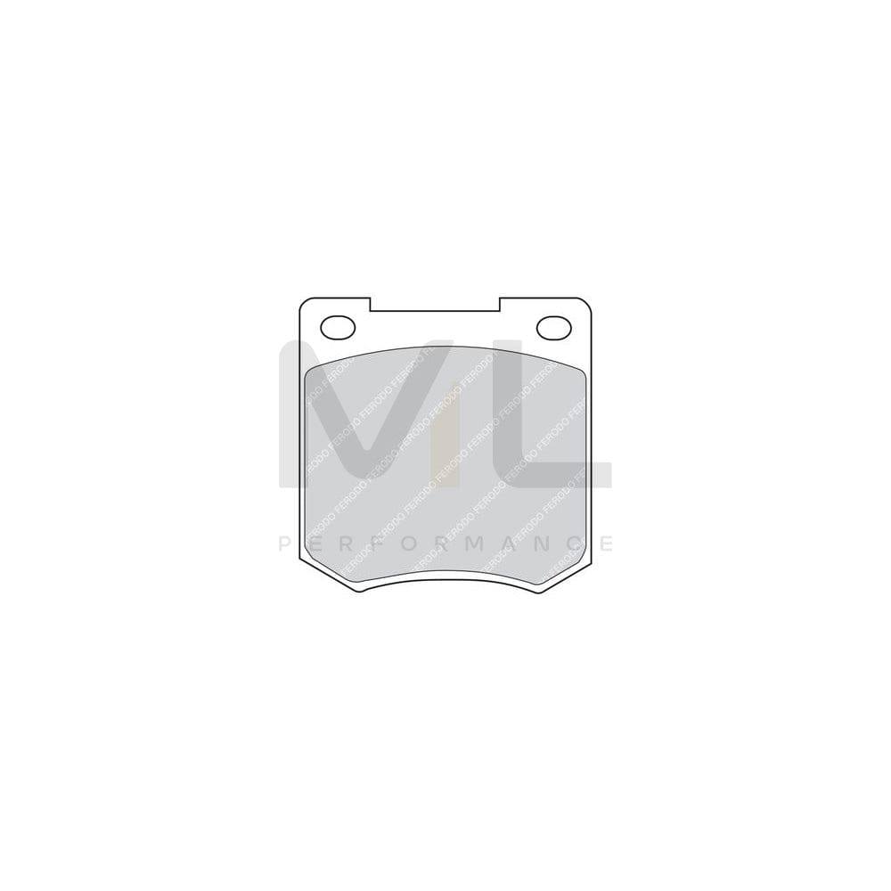 Ferodo Premier FDB810 Brake Pad Set Not Prepared for Wear Indicator