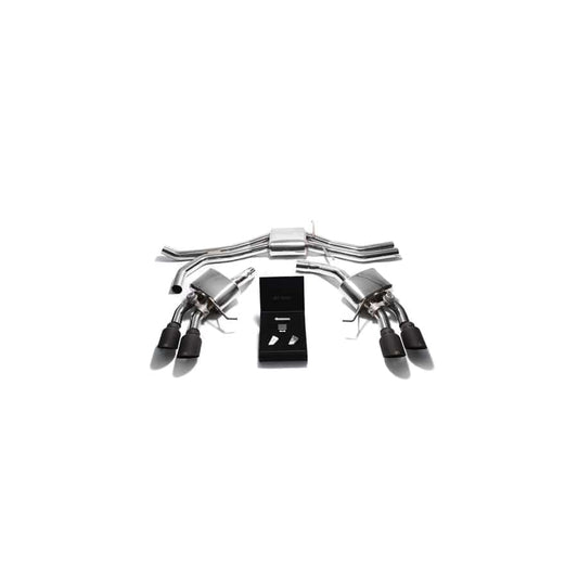 Armytrix PM36T-QS30M Valvetronic Exhaust System Porsche Macan S | GTS | Turbo 2015-2020 with Quad Matte Black 4"