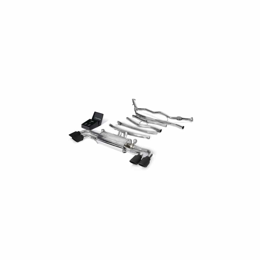 Armytrix PE3T2-QS30M Valvetronic Exhaust System Porsche Cayenne S 2.9L V6 TT 2019-2020 with Quad Matte Black 4"