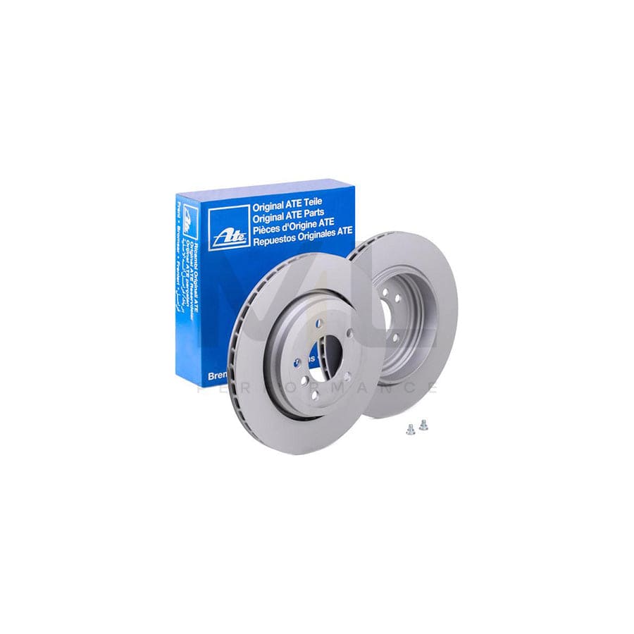 ATE 24.0122-0209.1 Brake Disc for BMW 3 Series Vented, Coated, High-carbon, with bolts/screws  - 1 piece