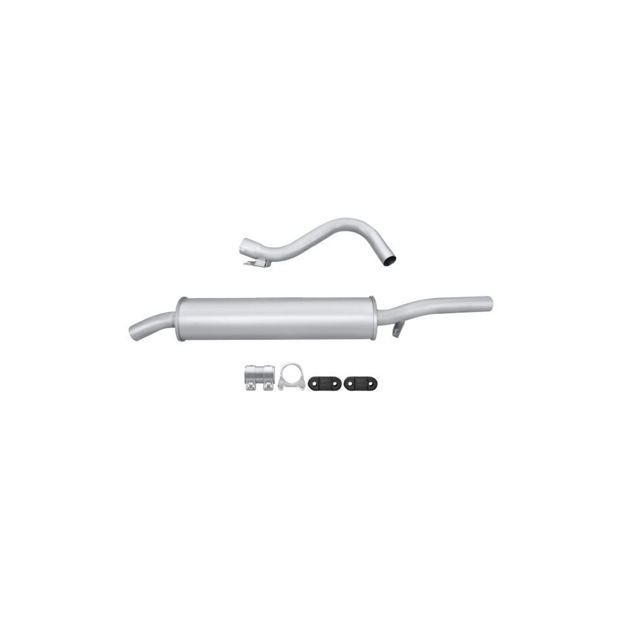 Hella 8LD 366 028-501 Rear Silencer For Fiat 131 Saloon (131)
