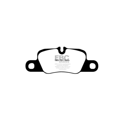 EBC PD04KR367 Porsche 2 Bluestuff Rear Brake Pad & Plain Disc Kit - Brembo Caliper 2 | ML Performance UK Car Parts