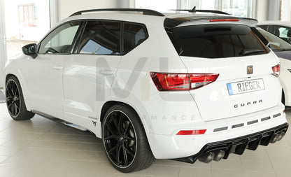 Rieger 00088228 SEAT 5FP Ateca Cupra Rear Diffuser 7 | ML Performance UK Car Parts