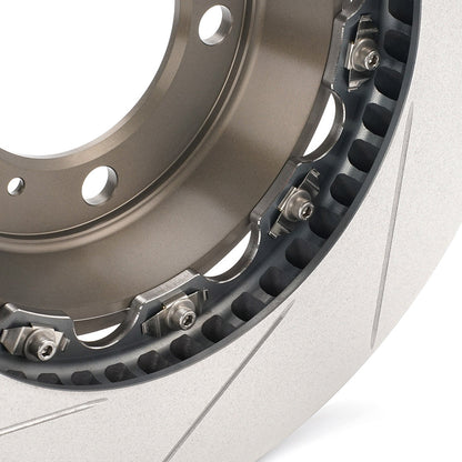 Paragon 2-Piece Brake Discs Front Pair 350mm x 28mm (13.78" x 1.10") - Porsche 991.1 Carrera / Carrera 4 (Larger Rotor)