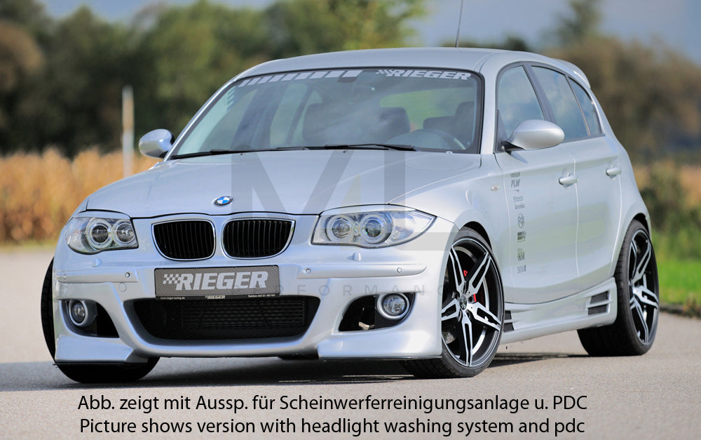 Rieger 00035014 BMW 1 Series E87 Front Bumper 7 | ML Performance UK Car Parts