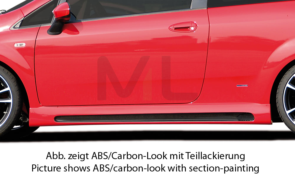 Rieger 00099156 Fiat Grande Punto (199) Side Skirt 1 | ML Performance UK Car Parts
