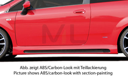 Rieger 00099156 Fiat Grande Punto (199) Side Skirt 1 | ML Performance UK Car Parts