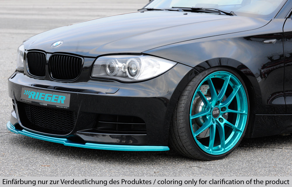 Rieger 00035044 BMW E82 E88 Front Splitter 3 |ML Performance UK Car Parts