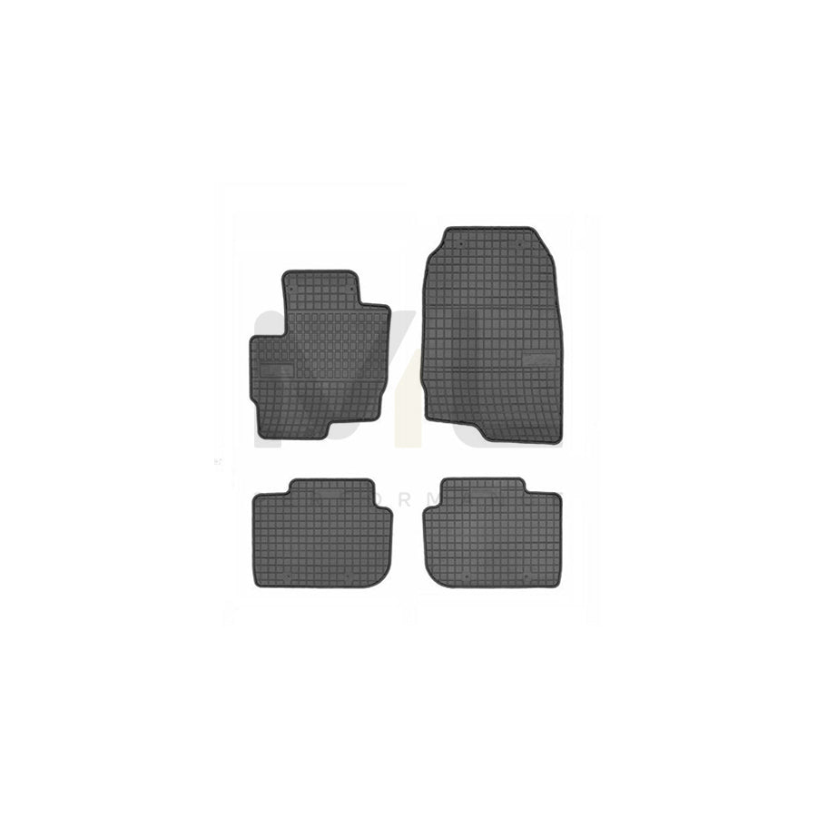 FROGUM Tailored 0484 Floor mat set for MITSUBISHI Colt VI (Z30) Elastomer, Front and Rear, Quantity: 4, Black, (LHD)