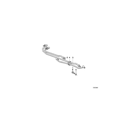 Genuine BMW 32131132817 E30 Pipe (Inc. 324td)