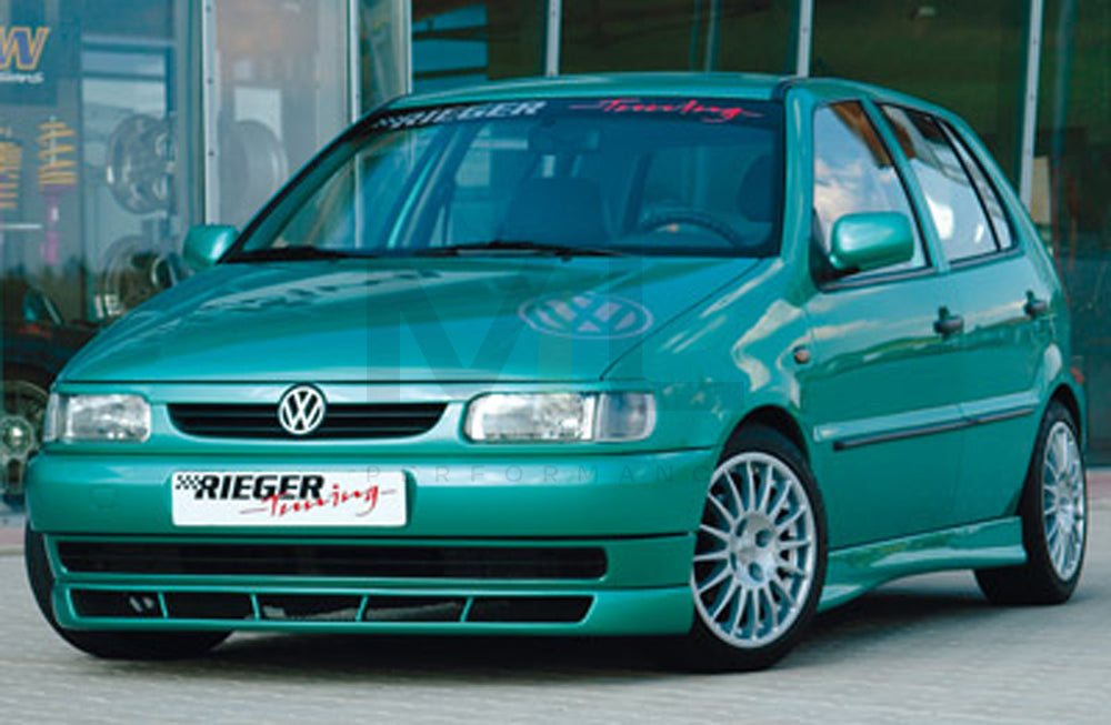 Rieger 00047049 VW 6N Polo Mk4 Front Splitter 3 | ML Performance UK Car Parts