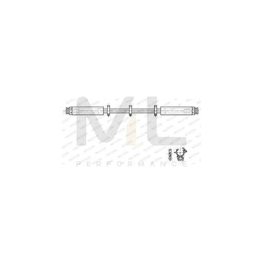 Ferodo FHY2934 Brake Hose for Alfa Romeo 164 (164) 336Mm, F 10X1