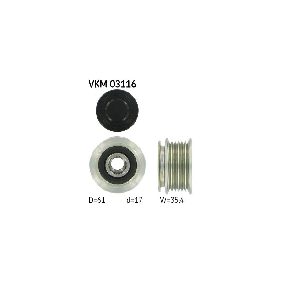 Skf Vkm 03116 Alternator Freewheel Clutch