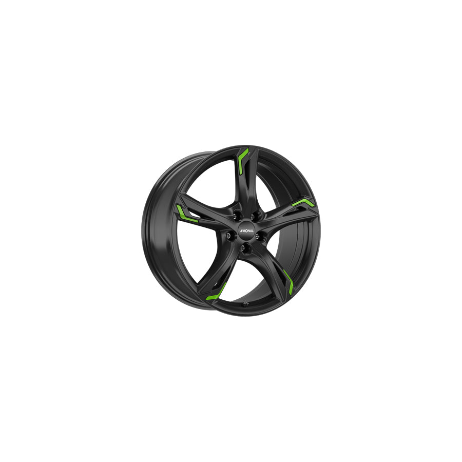 Ronal R62 Green 8x19 ET45 62R9805.37X/020 GREEN Jetblack Green Wheel