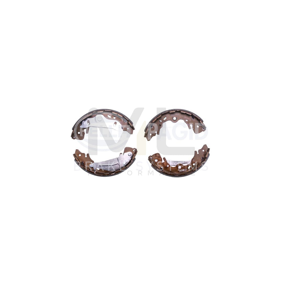 HELLA 8DB 355 003-001 Brake Shoe Set for KIA Sedona I (GQ) with handbrake lever | ML Performance Car Parts