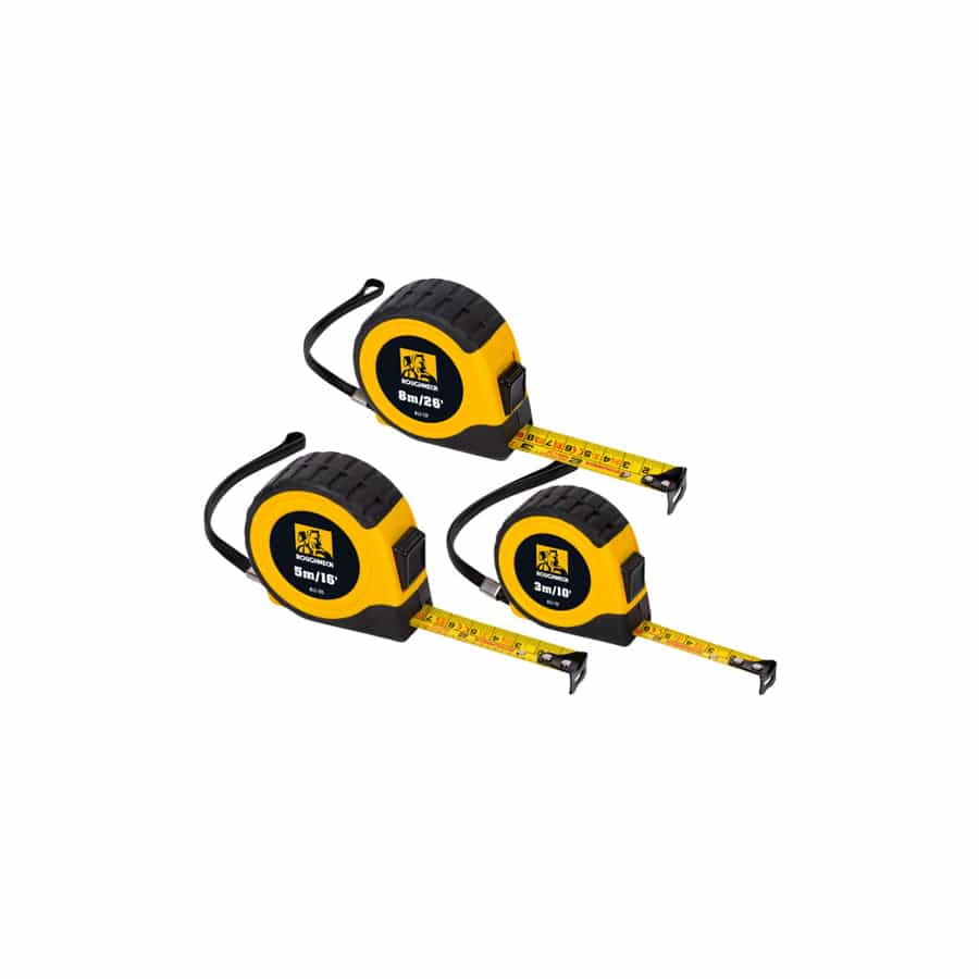 Roughneck ROU43100 E-Z Read® Tape Measure Set, 3 Piece