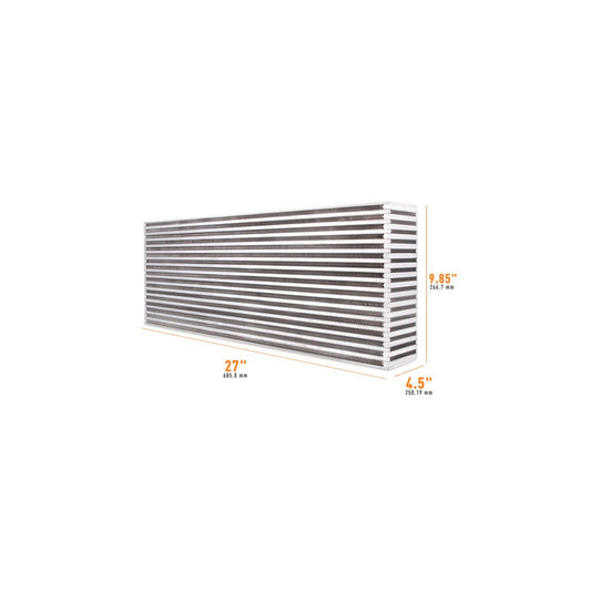 Mishimoto MMUIC-02 Universal Air-to-Air Intercooler Core - 27in / 9.85in / 4.5in