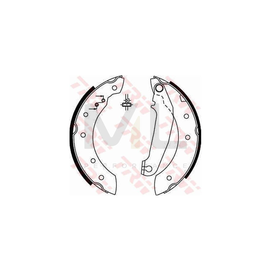 TRW GS6233 Brake Shoe Set