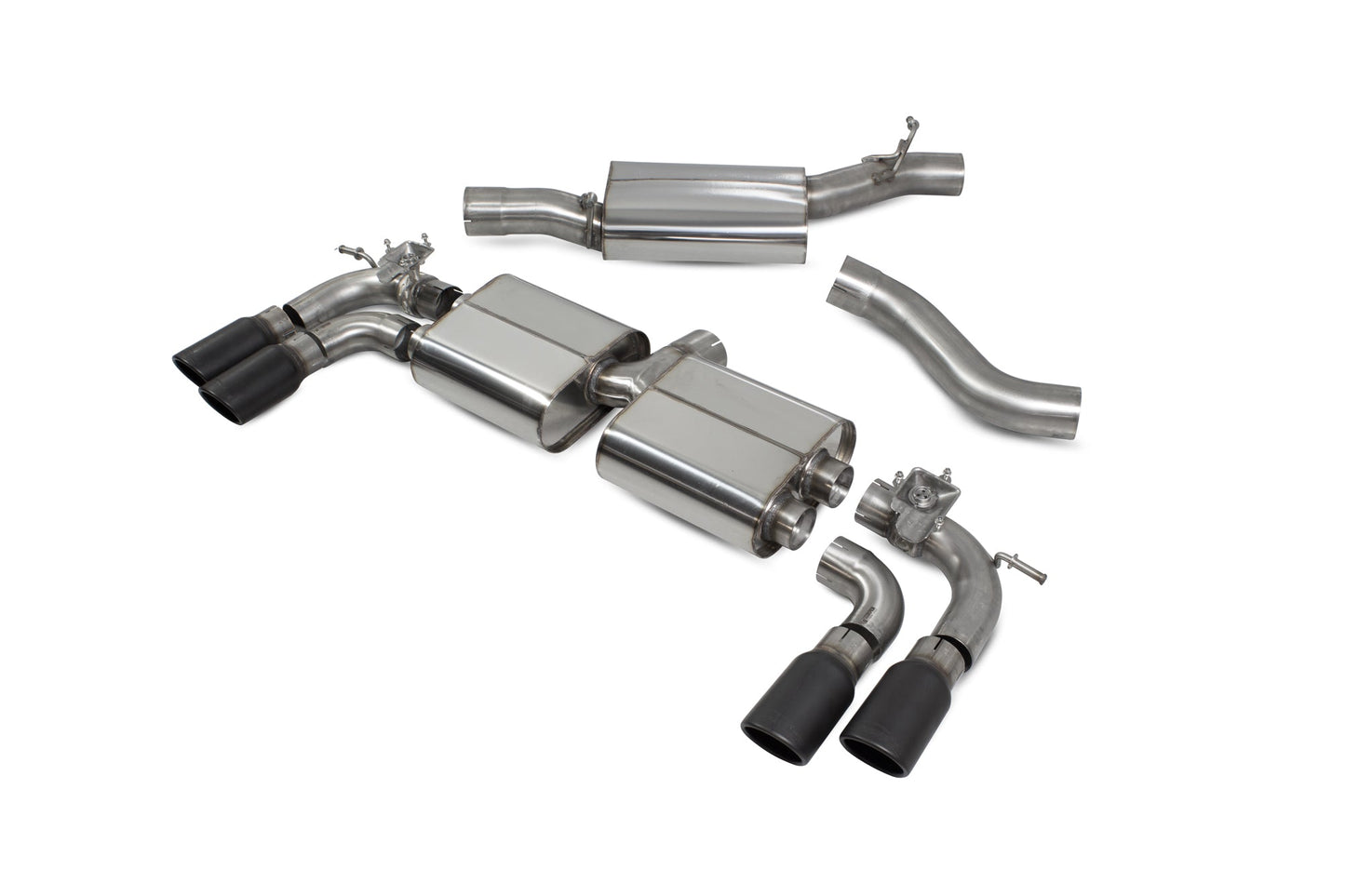 Scorpion SVW054C VW Golf R MK7.5 Resonated Cat/Gpf Back System & Electronic Valves | ML Performance UK UK