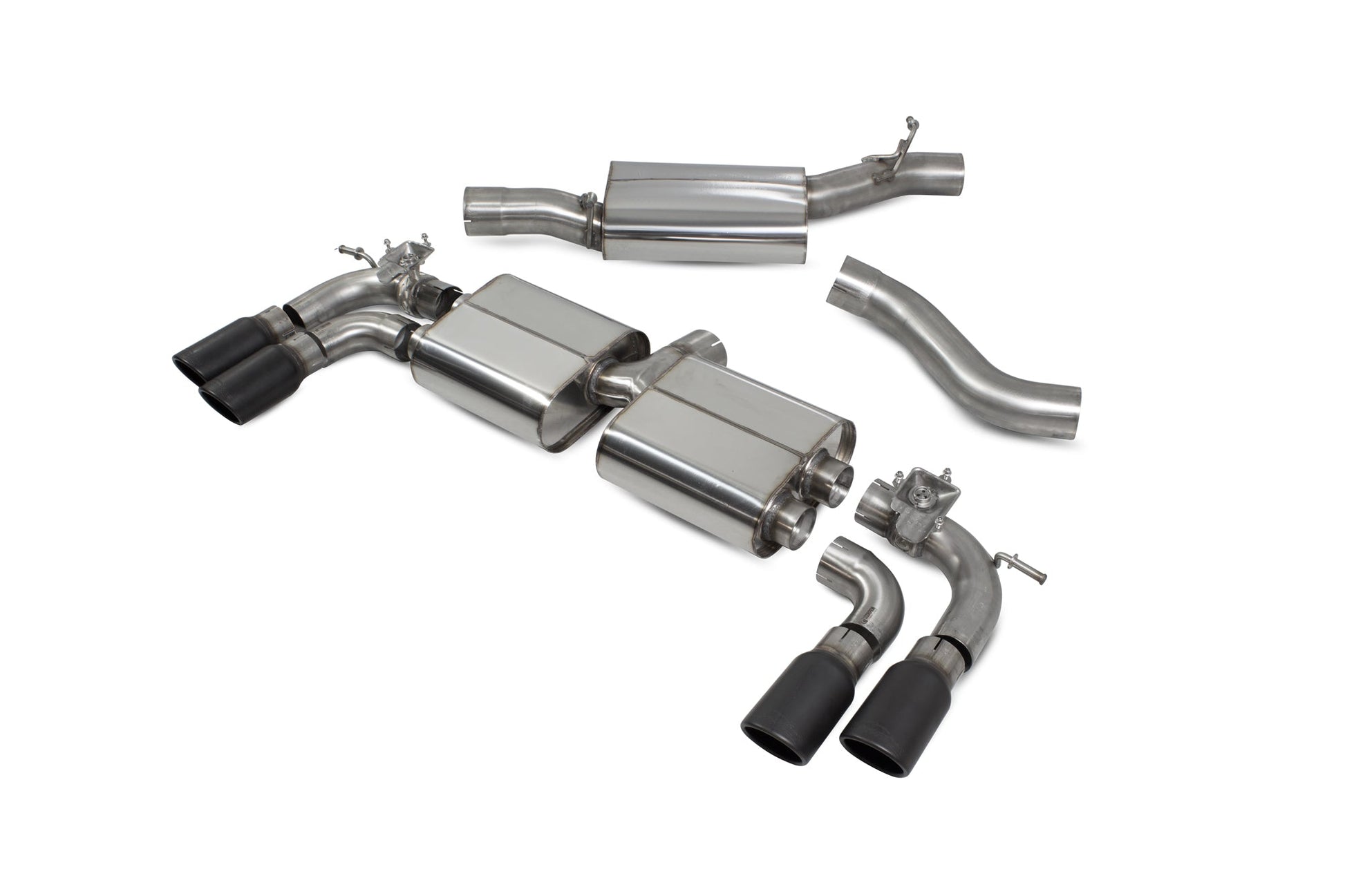 Scorpion SVW054C VW Golf R MK7.5 Resonated Cat/Gpf Back System & Electronic Valves | ML Performance UK UK