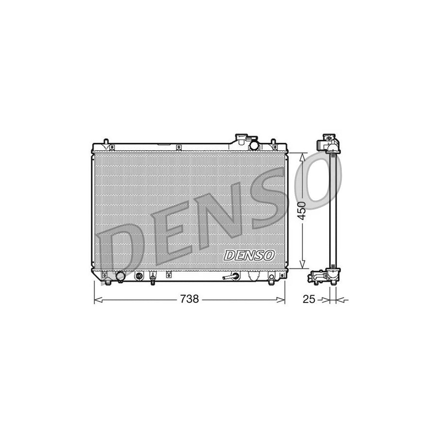 DENSO DRM51004 Engine Radiator for Lexus Rx I (Xu10)